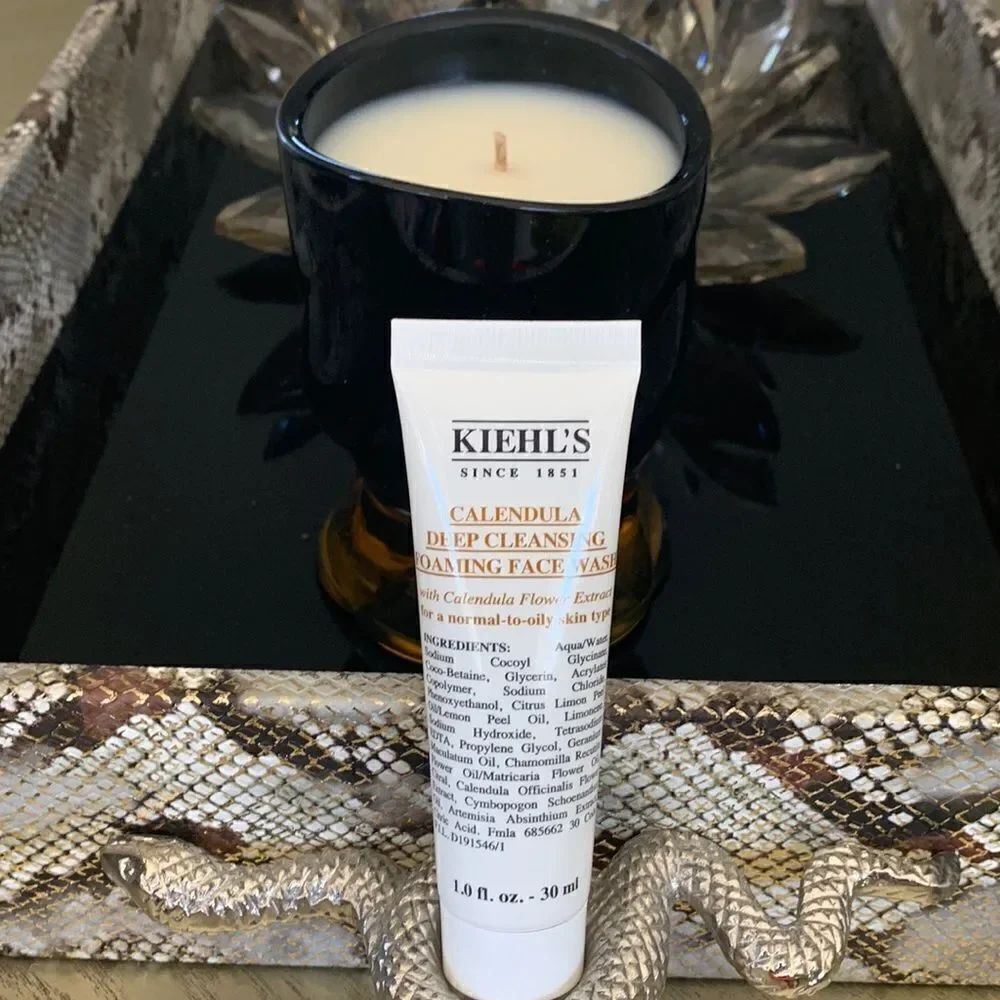 KIEHL’S Calendula Deep Cleansing Foaming Face Wash, 1 fl. Oz./30mL., New
